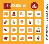 Isolated Thanksgiving  20 Icon...