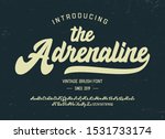 "the adrenaline".  vintage... | Shutterstock .eps vector #1531733174