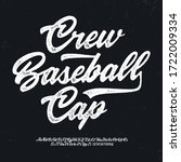 "crew baseball cap"  original... | Shutterstock .eps vector #1722009334