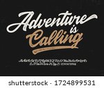 "adventure is calling" original ... | Shutterstock .eps vector #1724899531