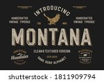 "montana state  america".... | Shutterstock .eps vector #1811909794