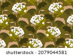 vector floral seamless pattern. ... | Shutterstock .eps vector #2079044581