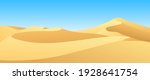 desert landscape background... | Shutterstock .eps vector #1928641754