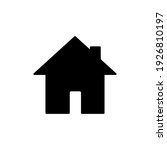 home page icon. house black... | Shutterstock .eps vector #1926810197