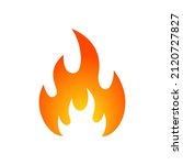 fire flame icon. gradient... | Shutterstock .eps vector #2120727827