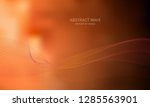 abstract wave element for... | Shutterstock .eps vector #1285563901