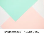 Colorful of soft pink and green paper background.