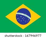 brazil flag | Shutterstock .eps vector #167946977