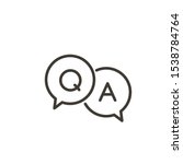 Questions And Answers Icon With ...
