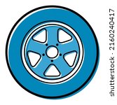 auto car wheel icon  vehicle... | Shutterstock .eps vector #2160240417