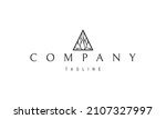 vector logo on which an... | Shutterstock .eps vector #2107327997