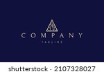 vector golden logo on which an... | Shutterstock .eps vector #2107328027
