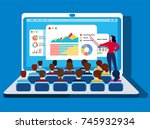 online training | Shutterstock .eps vector #745932934