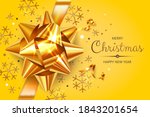 horizontal banner with gold... | Shutterstock .eps vector #1843201654