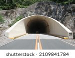 Small photo of Kaybiang Tunnel. It is the Philippines' longest subterranean road tunnel, the 300-meter underpass under Mt. Pico de Loro.