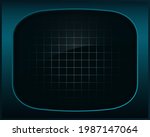 black mesh screen on retro slot ... | Shutterstock .eps vector #1987147064