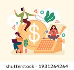 economy management earnings... | Shutterstock .eps vector #1931264264