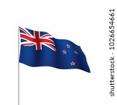 New Zealand Flag  Vector...