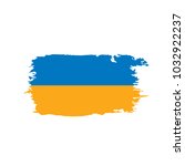 ukraine flag  vector... | Shutterstock .eps vector #1032922237