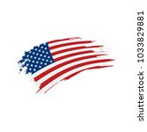 usa flag isolated | Shutterstock .eps vector #1033829881