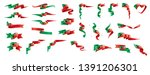 saint kitts and nevis flag ... | Shutterstock .eps vector #1391206301