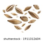 barley malt grains in the shape ... | Shutterstock . vector #1911312604
