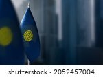 small flags of commonwealth on... | Shutterstock . vector #2052457004