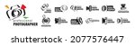 a set of vector logos for the... | Shutterstock .eps vector #2077576447