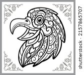 cute eagle head cartoon... | Shutterstock .eps vector #2157865707
