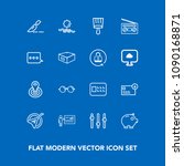 modern  simple vector icon set... | Shutterstock .eps vector #1090168871