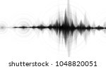earthquake wave low and hight... | Shutterstock .eps vector #1048820051