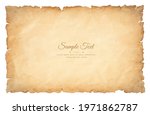 old parchment paper sheet... | Shutterstock .eps vector #1971862787
