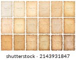 collection set old parchment... | Shutterstock .eps vector #2143931847