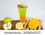 Small photo of Indulge in the refreshing tropical delight with this beverage, crafted to tantalize your taste buds with the fragrance and natural flavors of exotic fruits. Inspired by the beauty and abundance of the