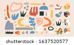 big set of hand drawn various... | Shutterstock .eps vector #1637520577