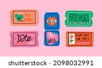 love coupons for boyfriend or... | Shutterstock .eps vector #2098032991