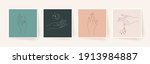 set of female hands in minimal... | Shutterstock .eps vector #1913984887