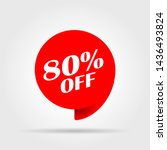 special offer sale red tag.... | Shutterstock .eps vector #1436493824