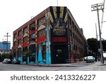 Small photo of Los Angeles, California – November 29, 2023: Los Angeles Arts District, Angel City Brewery historic building at 216 S Alameda St, Los Angeles