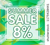 summer sale banner discount | Shutterstock .eps vector #1175428441
