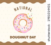 national doughnut day greeting... | Shutterstock .eps vector #1981014431