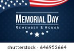 memorial day   remember and... | Shutterstock .eps vector #646953664