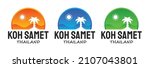 Koh Samet Logo Design. Thailand ...