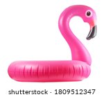 Flamingo Icon. Pink Pool...