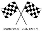 racing checkered flag icon for... | Shutterstock .eps vector #2037129671