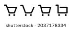shopping cart symbol set.... | Shutterstock .eps vector #2037178334