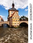 Small photo of Town of Bamberg the old town hall During its period of greatest prosperity, from the 12th century onwards, the architecture of Bamberg strongly influenced northern Germany and Hungary.
