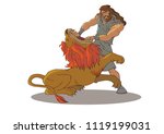 Samson's Fight With The Lion