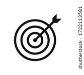 target icon vector. goal sign | Shutterstock .eps vector #1722113581
