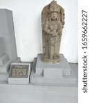 Small photo of sculpture of artistic and historic value which is distorted in the museum mpu tantular, sidoarjo, east java, very well maintained (sidoarjo, february 26th 2020)